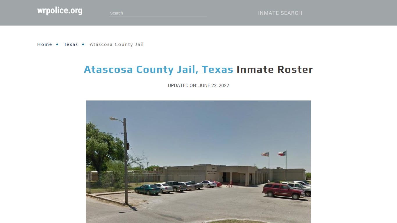 Atascosa County Jail, Texas - Inmate Locator