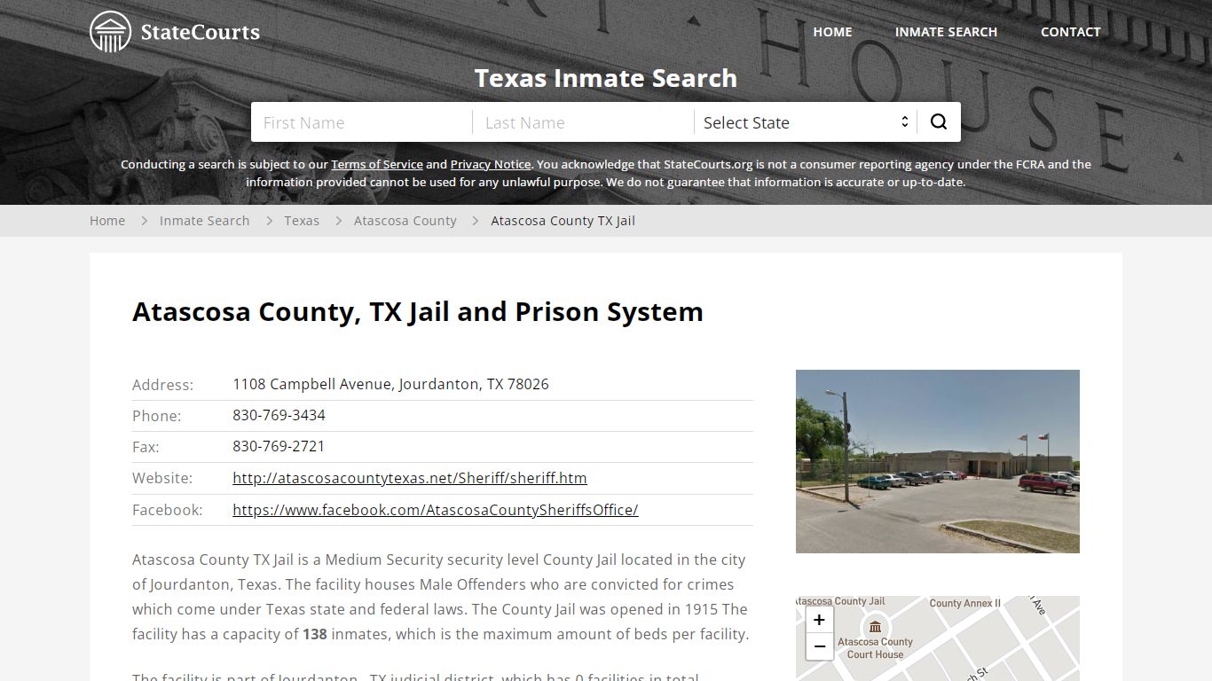 Atascosa County TX Jail Inmate Records Search, Texas ...